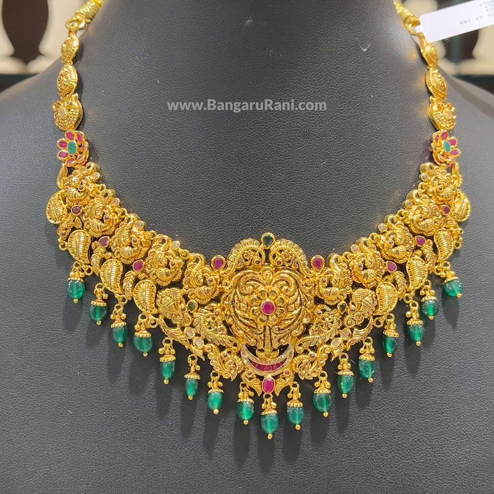 CMR 23.188gms NECKLACE 22K Antique