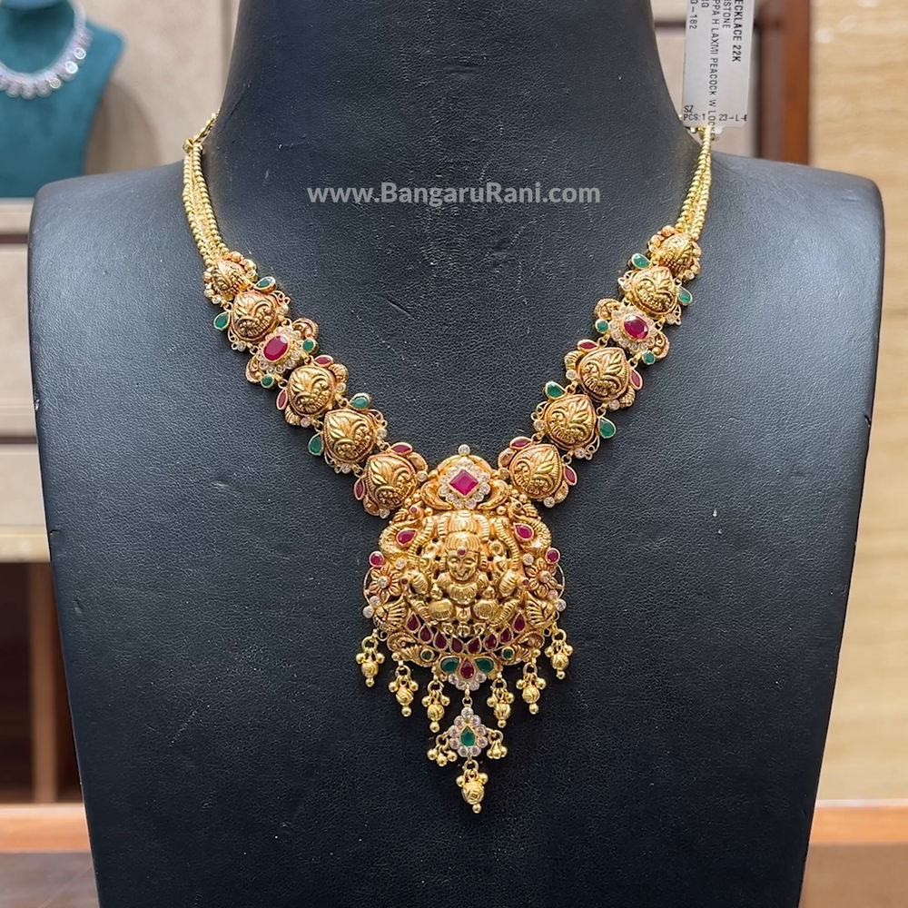 Chennai Shopping Mall 24.746gms NECKLACE 22K Nakshi