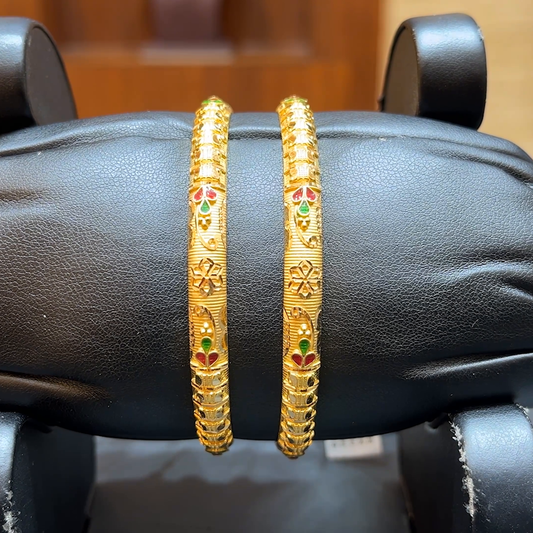 Chennai Shopping Mall 21.97gms BANGLES 22K Yellow Gold