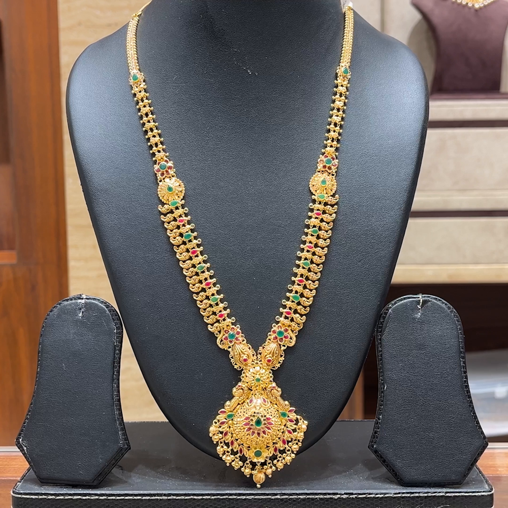 Chennai Shopping Mall 35.91gms HARAMS 22K Yellow Gold