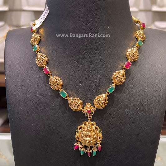 SOUTH INDIA 24.448gms NECKLACE 22K Yellow Gold