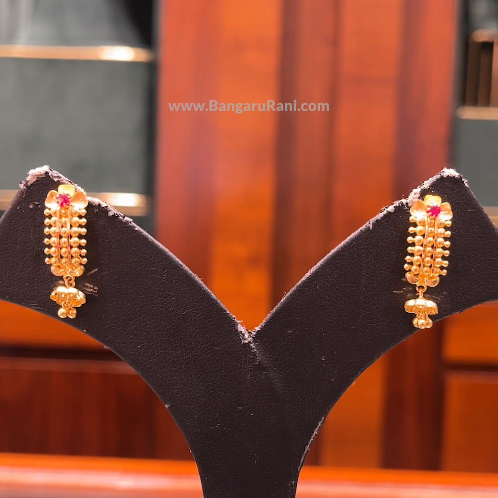 Chennai Shopping Mall 2.983gms EARRINGS 22K Yellow Gold