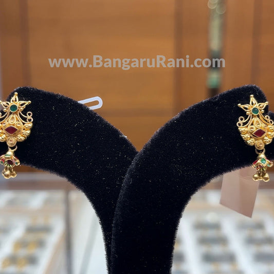 Chennai Shopping Mall 4.142gms EARRINGS 22K Nakshi