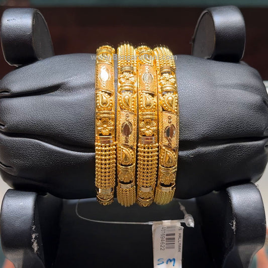 CMR 48.264gms BANGLES 22K Yellow Gold