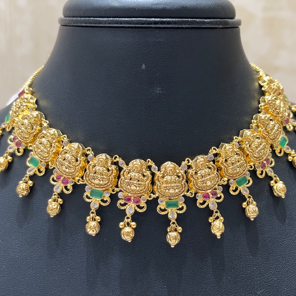 MUKUNDA JEWELLERS 23.22gms NECKLACE 22K Antique