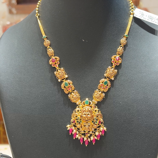 MUKUNDA JEWELLERS 16.766gms NECKLACE 22K Antique