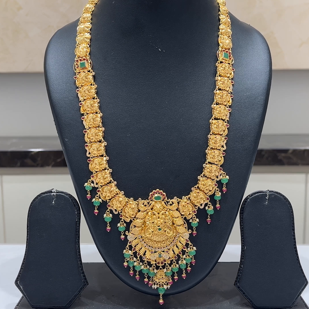 MUKUNDA JEWELLERS 58.9gms HARAMS 22K Antique