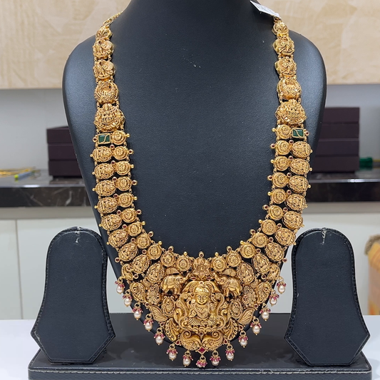 MUKUNDA JEWELLERS 71.989gms HARAMS 22K Antique