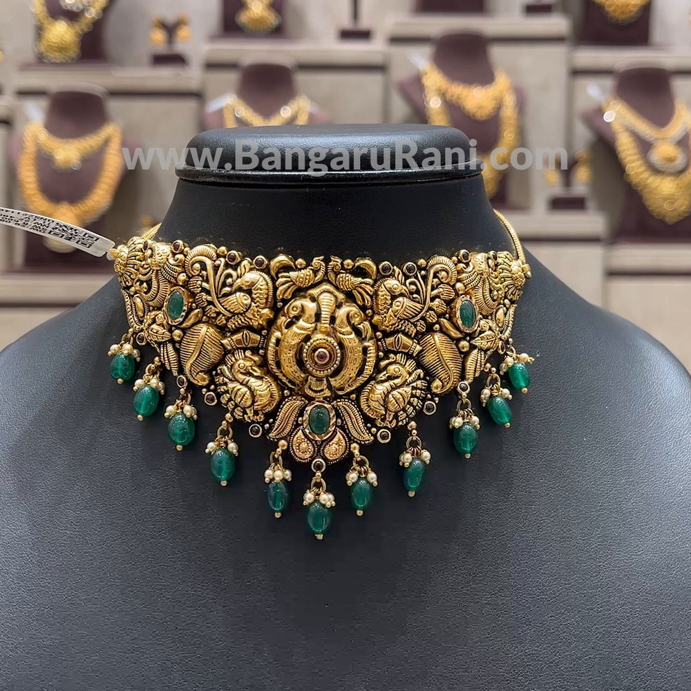 Chennai Shopping Mall 22.46gms CHOKER 22K Yellow Gold