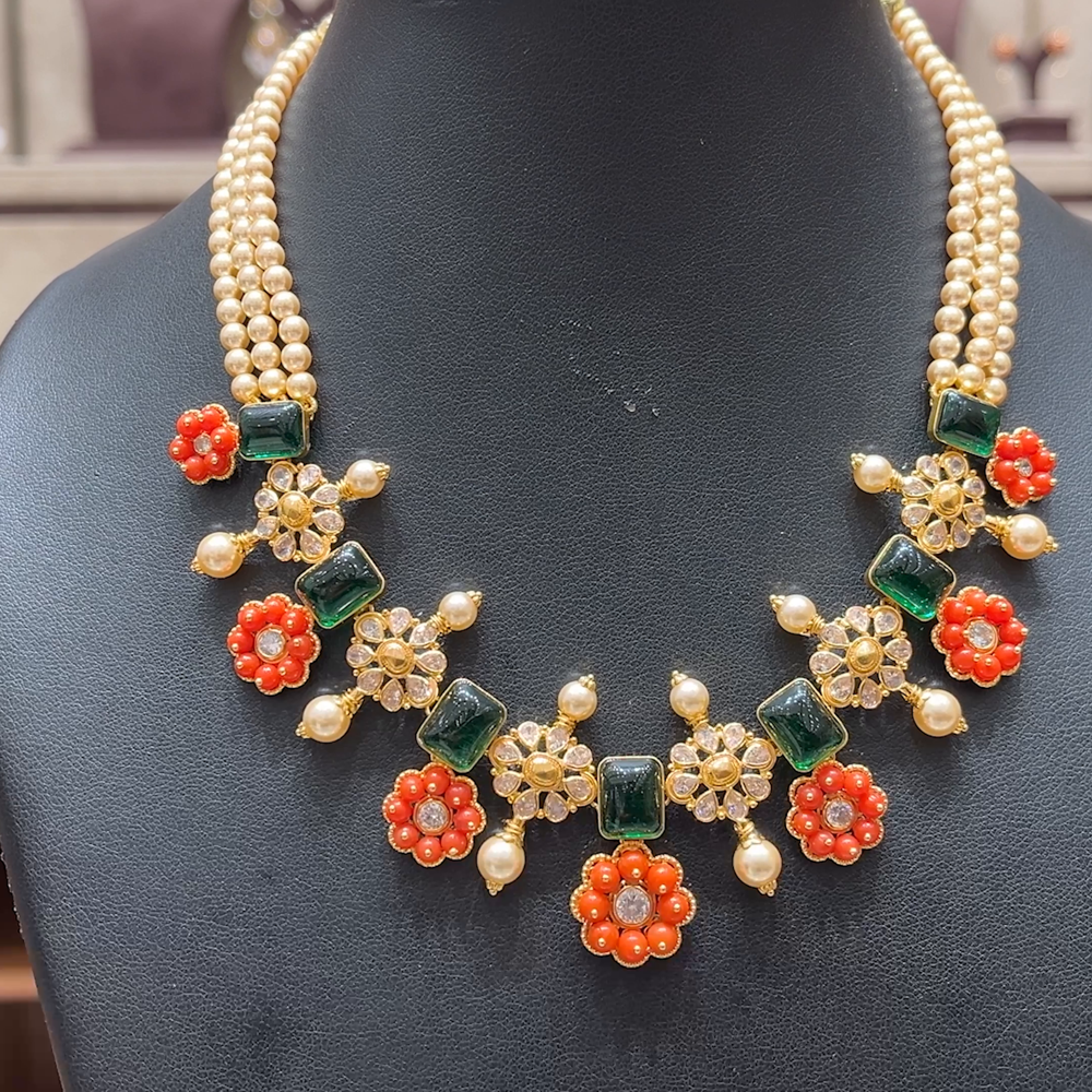 Chennai Shopping Mall 17.28gms NECKLACE 22K Beads Jewellery