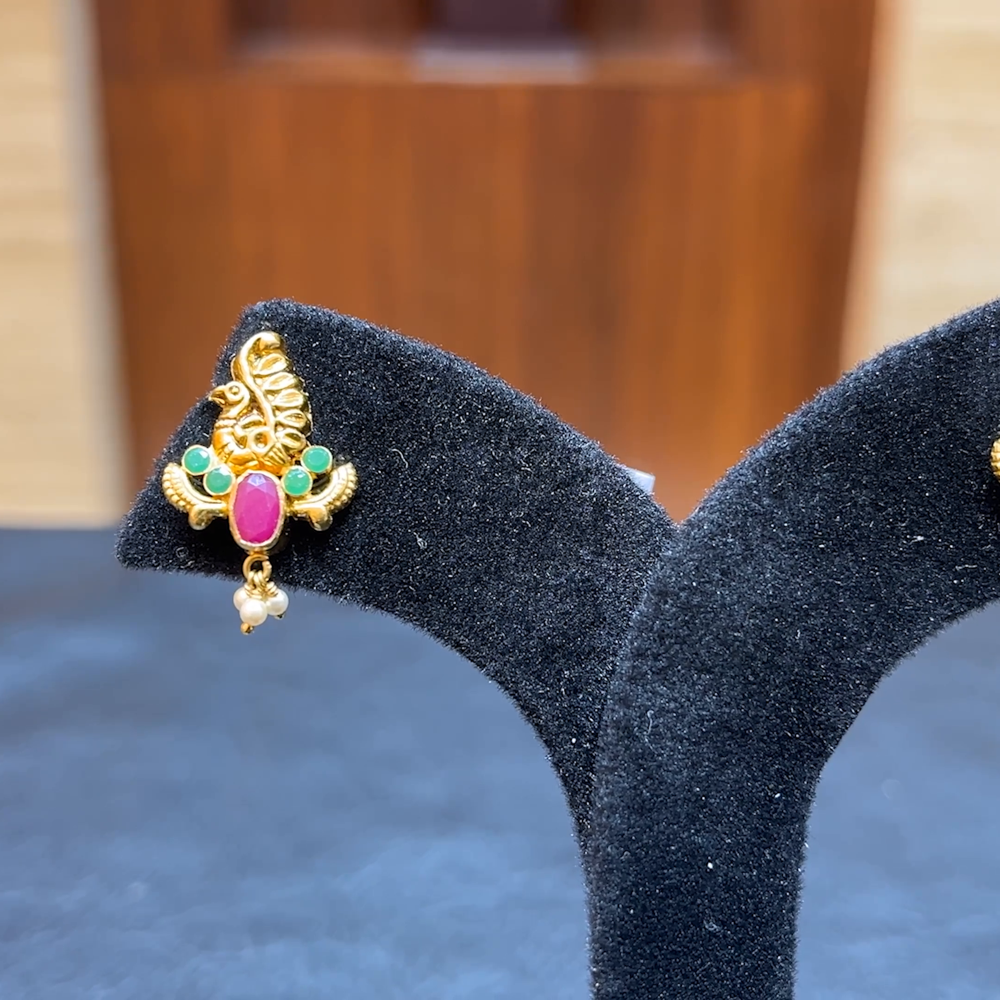 Chennai Shopping Mall 2.685gms EARRINGS 22K Yellow Gold