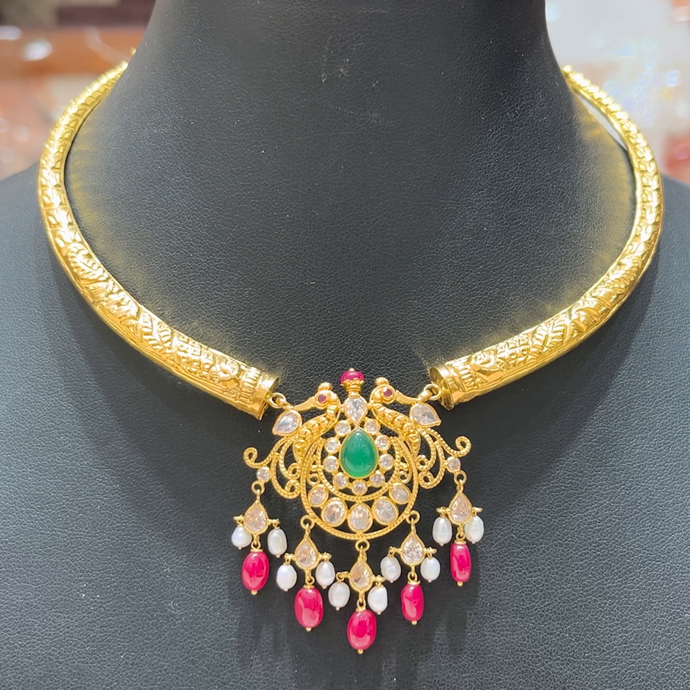 MUKUNDA JEWELLERS 12.06gms NECKLACE 22K Yellow Gold