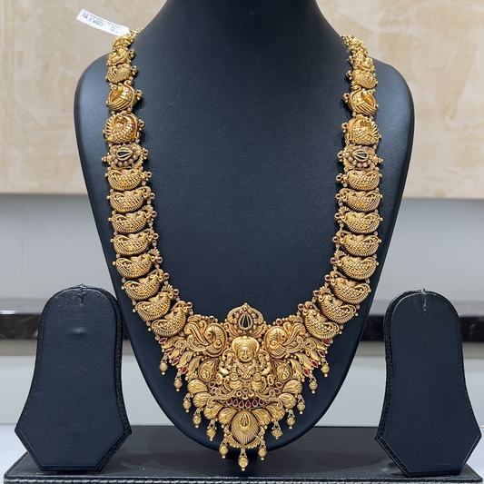 MUKUNDA JEWELLERS 66.104gms HARAMS 22K Antique