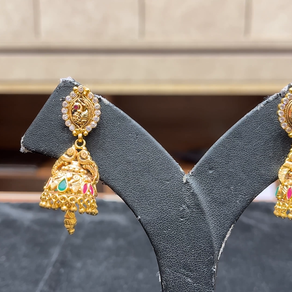 Chennai Shopping Mall 14.28gms EARRINGS 22K Yellow Gold