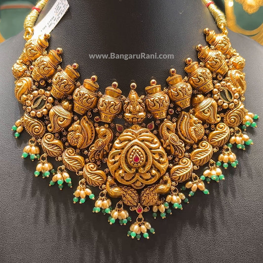 CMR 39.7gms NECKLACE 22K Antique