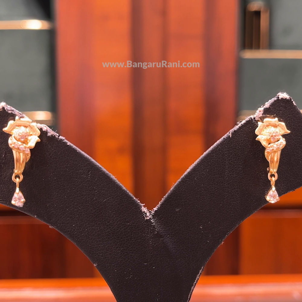 Chennai Shopping Mall 3.905gms EARRINGS 22K Yellow Gold