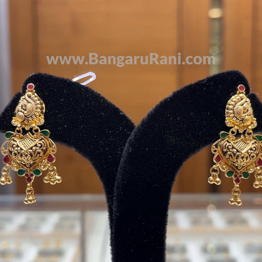 Chennai Shopping Mall 6.964gms EARRINGS 22K Nakshi