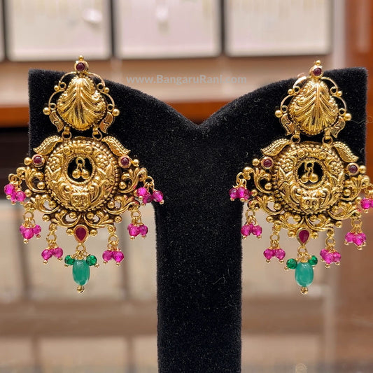 RS BROTHERS 10.436gms EARRINGS 22K Yellow Gold