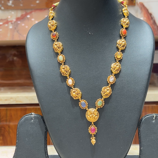 MUKUNDA JEWELLERS 23.75gms NECKLACE 22K Antique