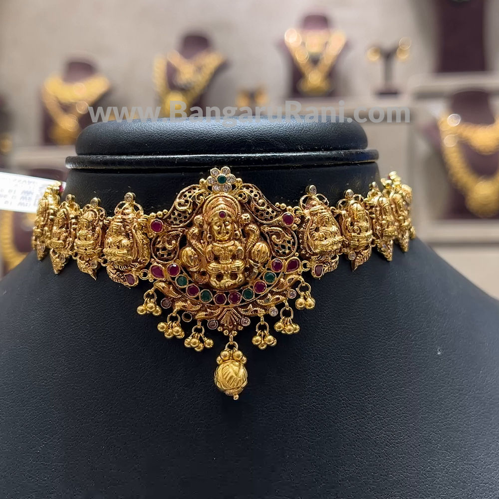 Chennai Shopping Mall 18.825gms CHOKER 22K Yellow Gold