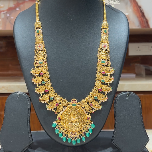 MUKUNDA JEWELLERS 49.78gms HARAMS 22K Antique