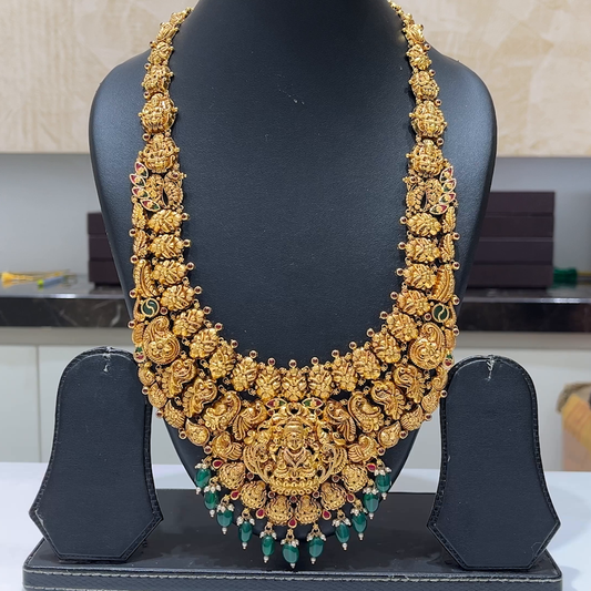 MUKUNDA JEWELLERS 73.484gms HARAMS 22K Antique