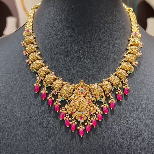 CMR 19.396gms NECKLACE 22K Antique