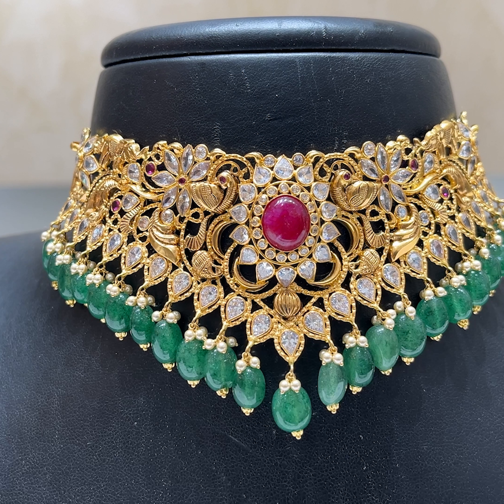 MUKUNDA JEWELLERS 23.715gms CHOKER 22K Yellow Gold