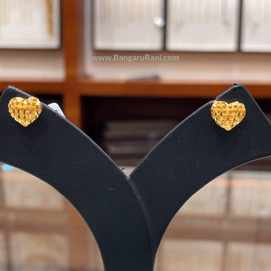 2.661gms EARRINGS 22K Yellow Gold