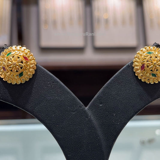 SOUTH INDIA 5.27gms EARRINGS 22K Yellow Gold