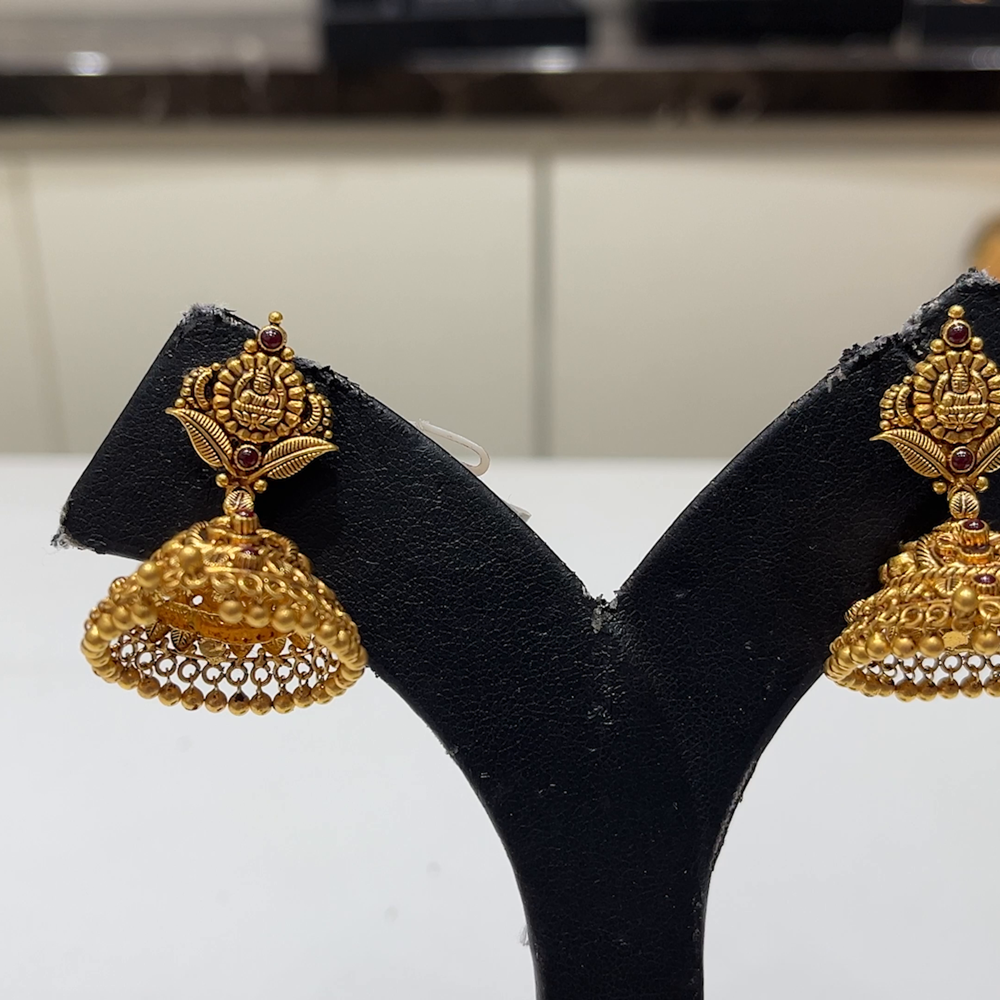 MUKUNDA JEWELLERS 12.26gms EARRINGS 22K Antique