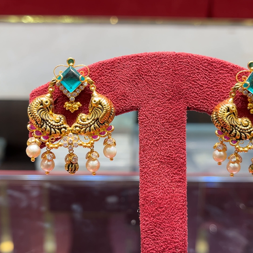 CMR 10.61gms EARRINGS 22K Yellow Gold