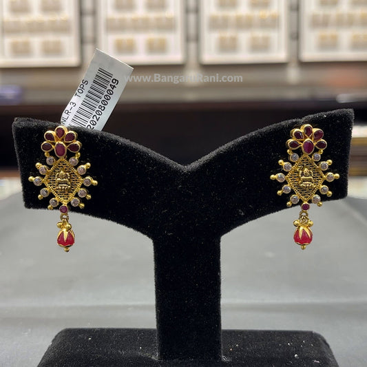 5.787gms EARRINGS 22K Yellow Gold