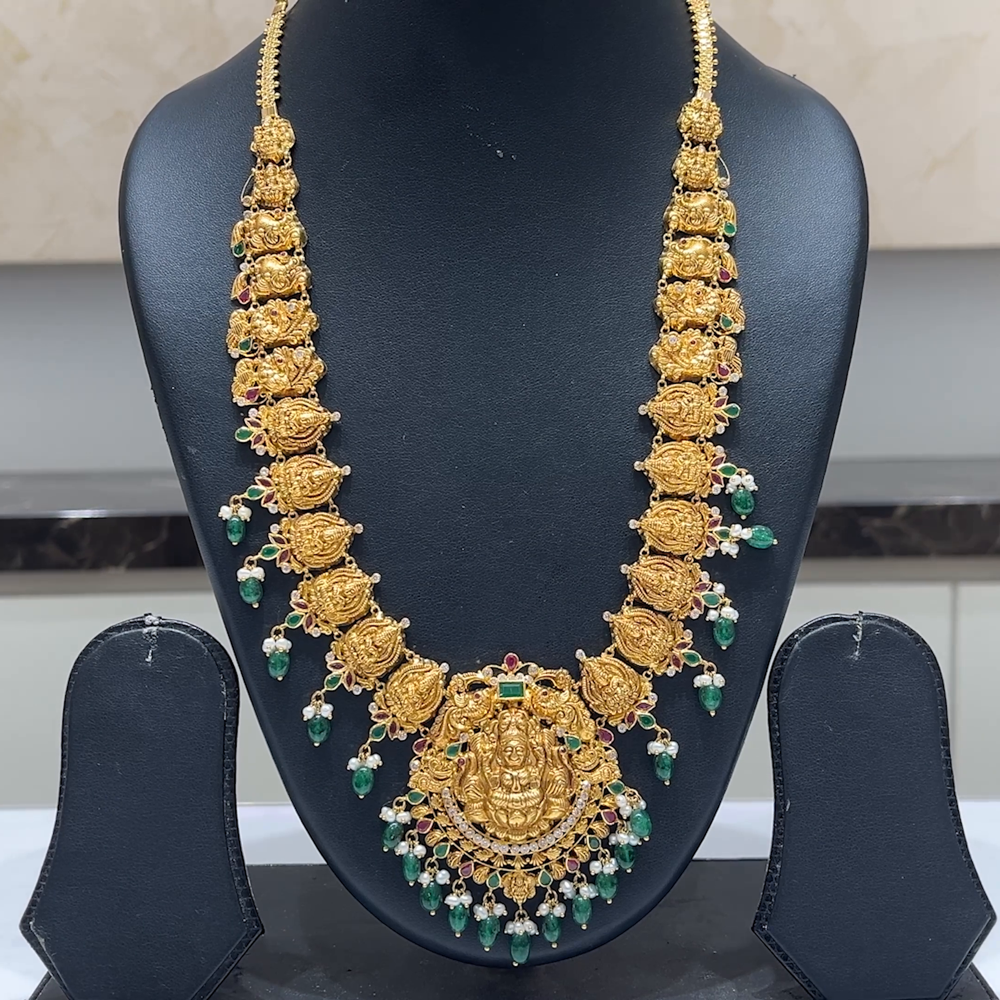 MUKUNDA JEWELLERS 48.614gms HARAMS 22K Antique