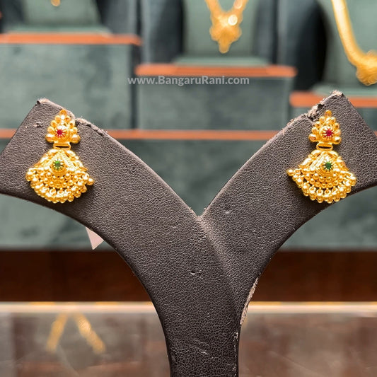 CMR 4.189gms EARRINGS 22K Yellow Gold