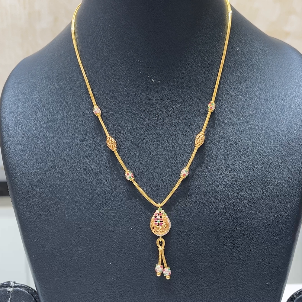 MUKUNDA JEWELLERS 10.75gms CHAINS 22K Yellow Gold