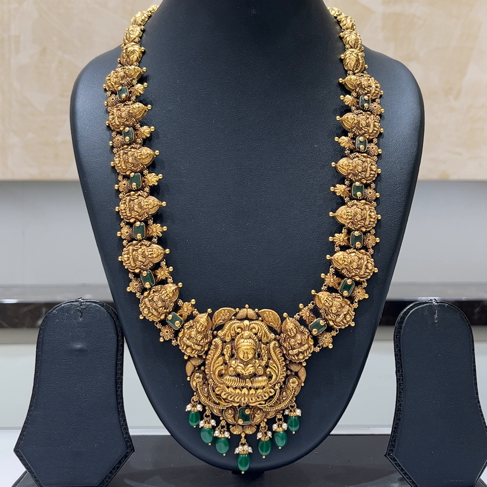 MUKUNDA JEWELLERS 50.28gms HARAMS 22K Antique