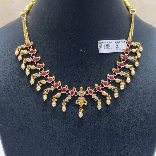 MUKUNDA JEWELLERS 13.491gms NECKLACE 22K Yellow Gold