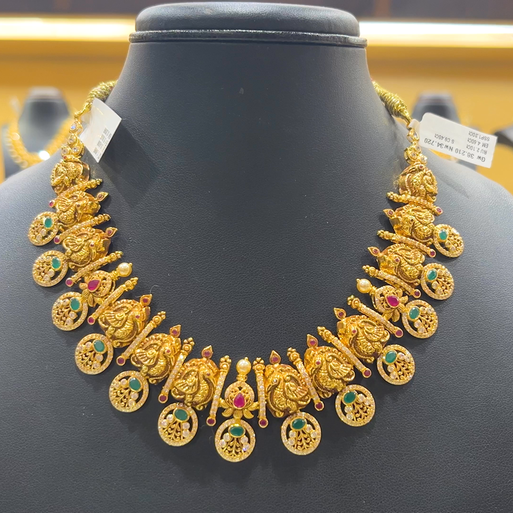 CHANDANA Brothers 34.72gms NECKLACE 22K Yellow Gold