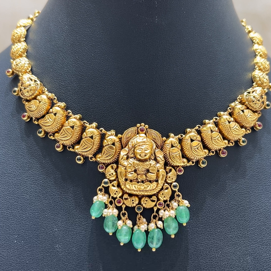 MUKUNDA JEWELLERS 14.75gms NECKLACE 22K Nakshi