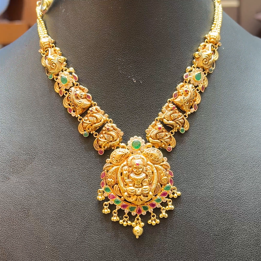 Chennai Shopping Mall 21.385gms NECKLACE 22K Antique