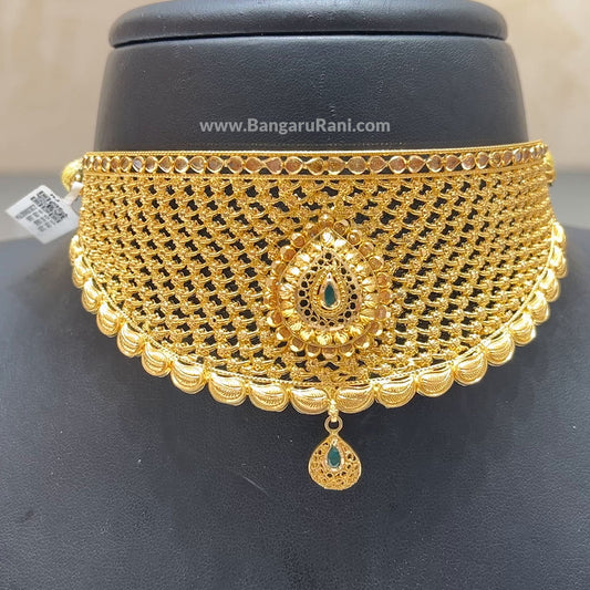 MUKUNDA JEWELLERS 29.265gms CHOKER 22K Yellow Gold