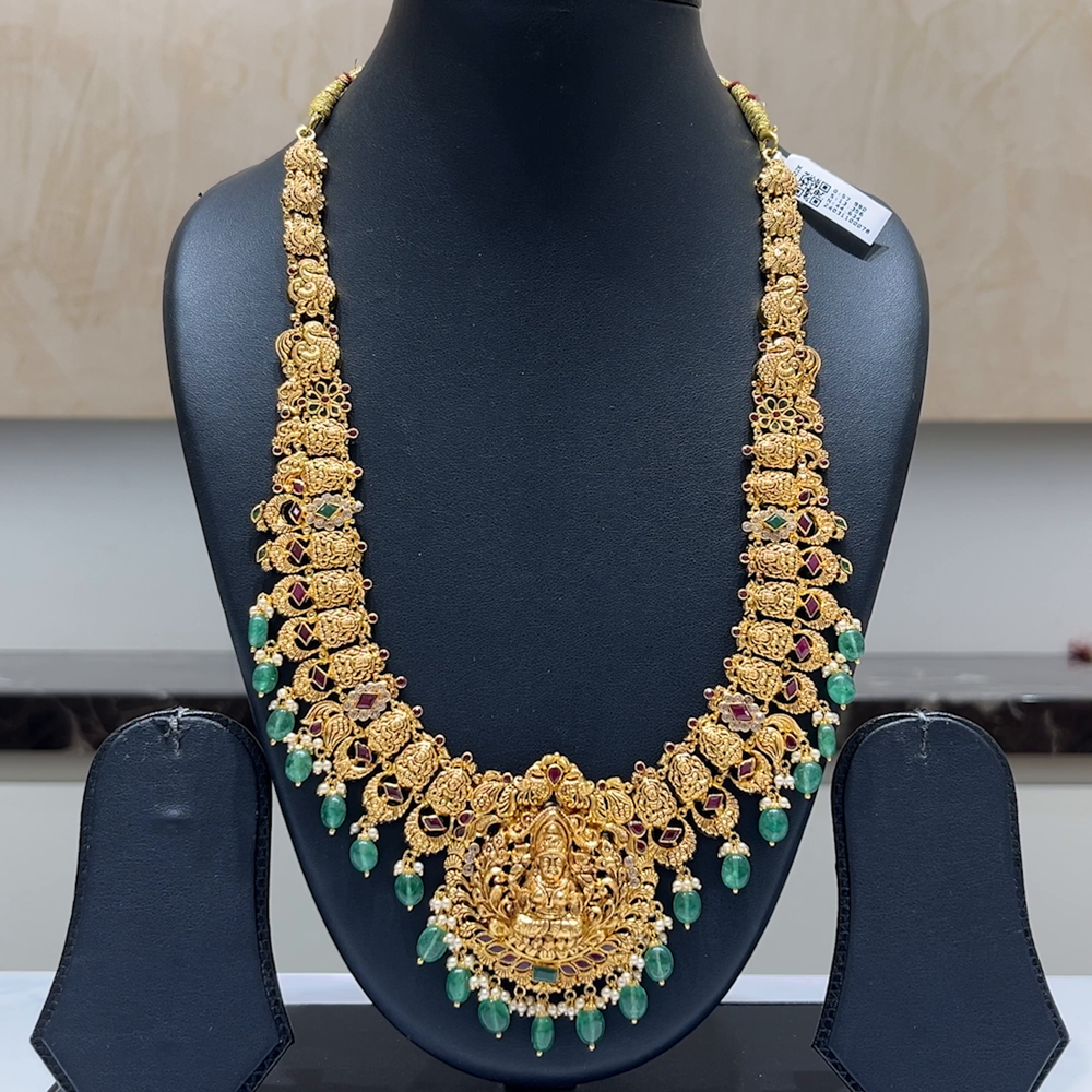 MUKUNDA JEWELLERS 44.634gms HARAMS 22K Antique