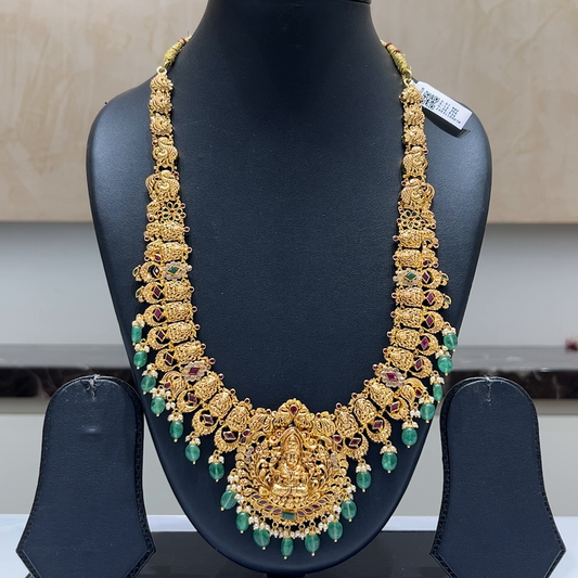 MUKUNDA JEWELLERS 44.634gms HARAMS 22K Antique