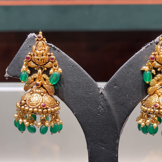 CMR 20.254gms EARRINGS 22K Antique