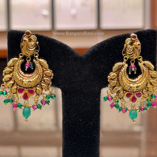 RS BROTHERS 9.505gms EARRINGS 22K Yellow Gold