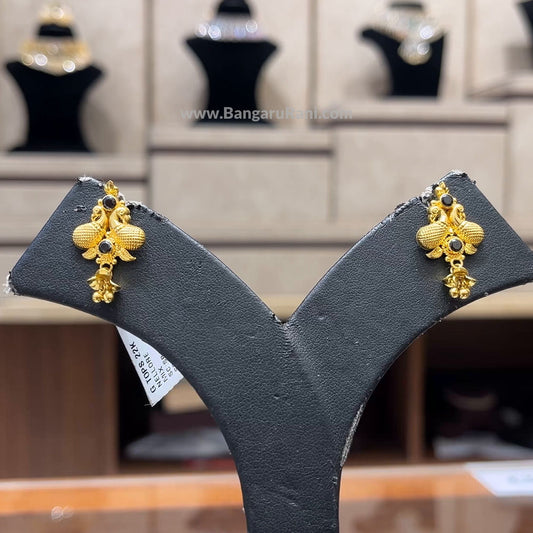 Chennai Shopping Mall 2.875gms EARRINGS 22K Yellow Gold