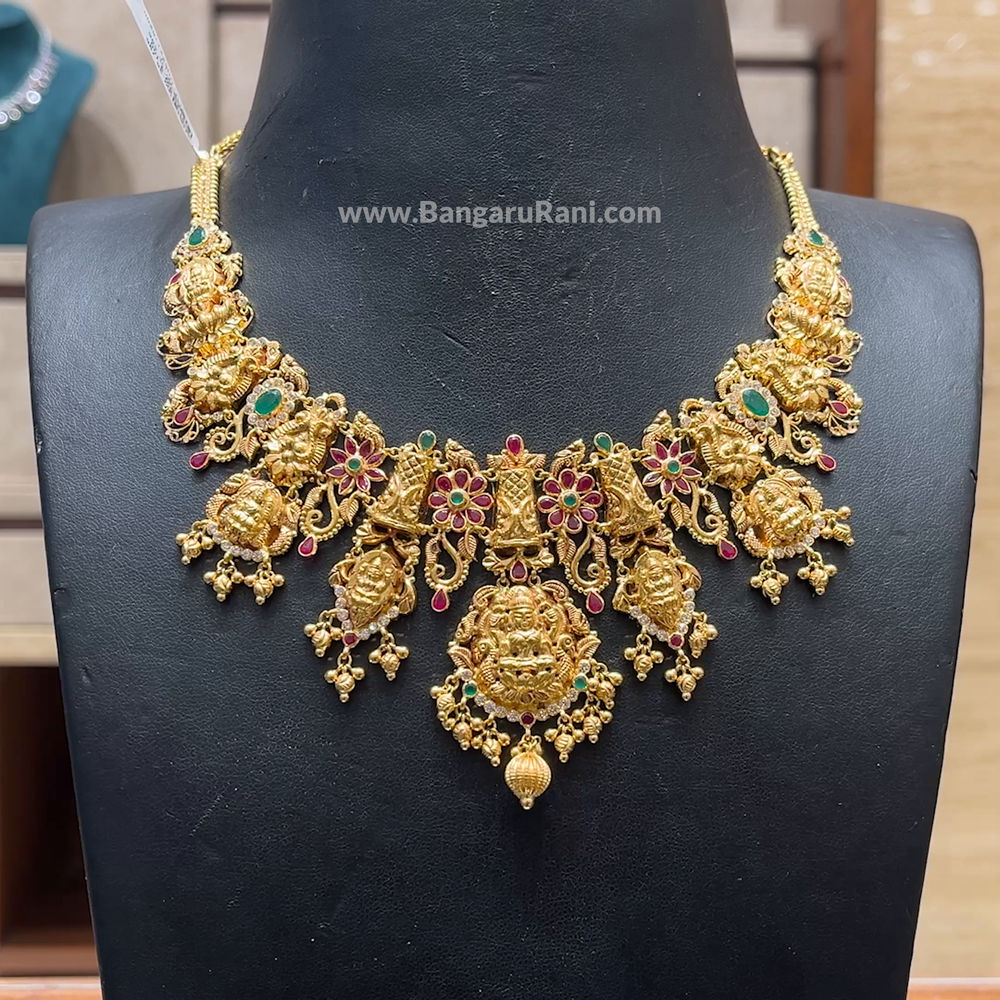 Chennai Shopping Mall 35.695gms NECKLACE 22K Nakshi