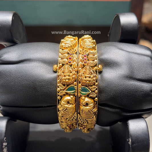 CMR 42.67gms BANGLES 22K Antique
