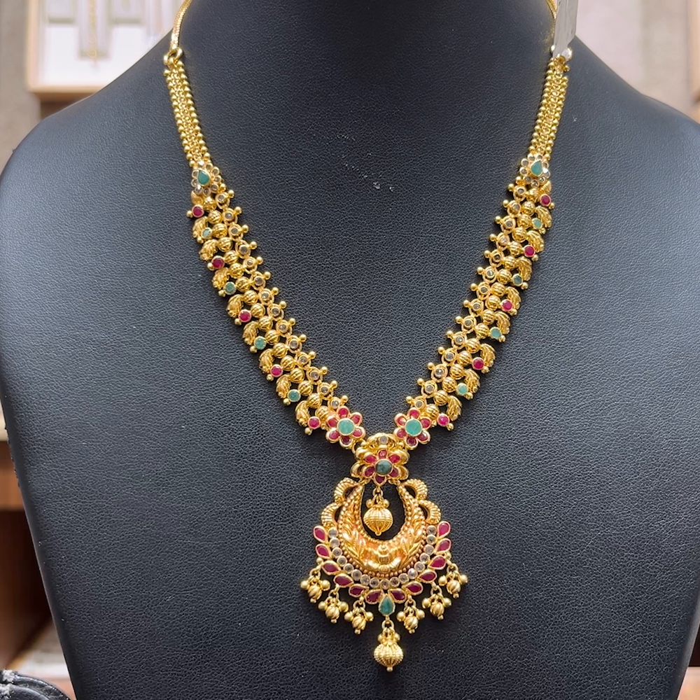 Chennai Shopping Mall 19.89gms NECKLACE 22K Yellow Gold